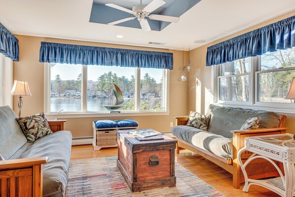 House (2 Bedrooms) | Interior - Lakefront Milton Home w/ Dock & Private Beach (Milton)