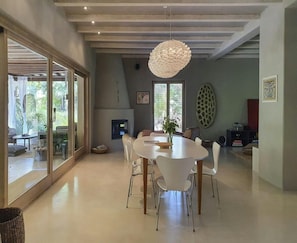 Dining - Holiday Home With Wooden-beamed Patio (Santa Eulalia del Rio)