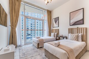 2 Schlafzimmer, Zimmersafe, kostenloses WLAN, Bettwäsche
