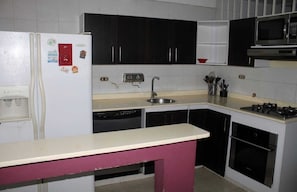 Family Apartment, Courtyard View | Private kitchen