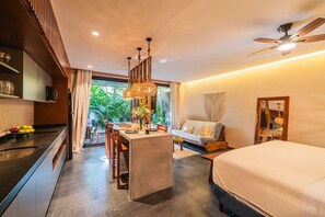 1 bedroom, desk, iron/ironing board, free WiFi - Romantic Garden Apt w Private Pool | SPA Access (Tulum)