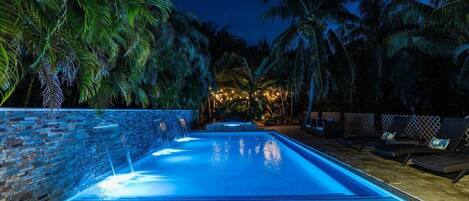 Una piscina climatizada