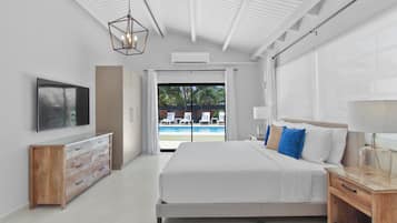 Luxury Villa, Partial Ocean View | 6 bedrooms, in-room safe, blackout curtains, iron/ironing board