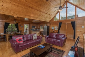 TV, fireplace, DVD player - Enjoy The Simple Relaxation (PIGEON FORGE)