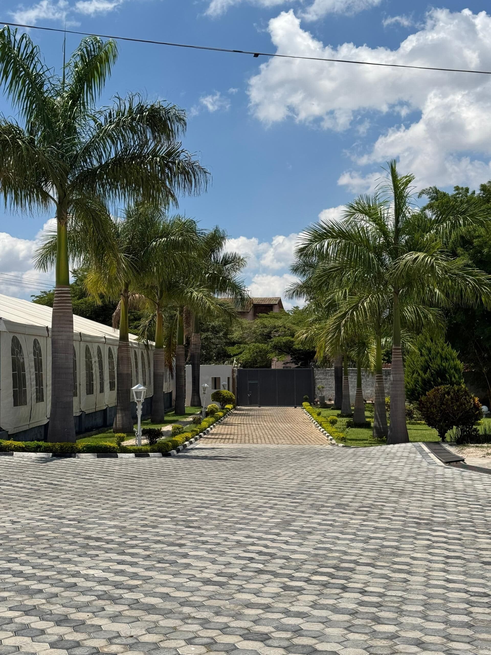 Voorkant van accommodatie