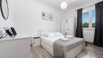 2 Schlafzimmer, Bügeleisen/Bügelbrett, kostenloses WLAN, Bettwäsche