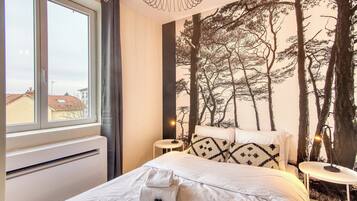 1 soverom, wi-fi og sengetøy