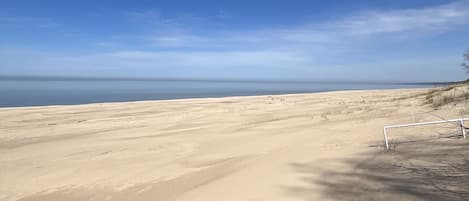 On the beach