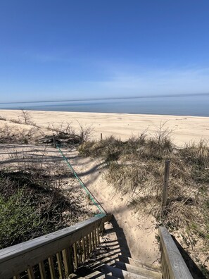 Aan het strand
