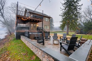 Terrace/patio - Riverside Retreat  Sleeps 20 (Halifax)