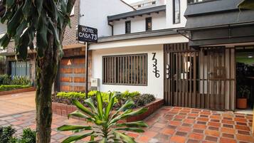 Overnatningsstedets facade