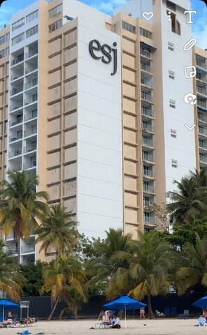 Exterior - Beach Front 1-bedroom apartment in Isla Verde Beach with WiFi, AC, Game Room (Isla Verde)