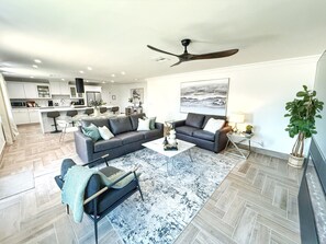 TV connectée, cheminée