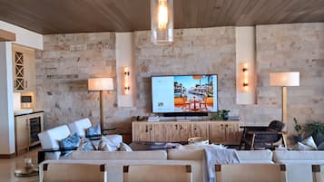 Luxury Villa, Ocean View | Living area