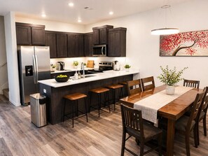 Dining - New 4BR/4.5BA Luxury Home • Ensuite Baths • EV Charger • Near U of A (Fayetteville)