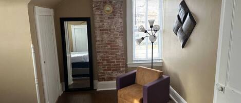 2 bedrooms, desk, iron/ironing board, travel cot