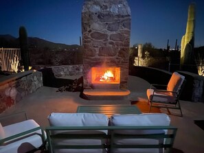 Terrace/patio - Tucson Desert Historic Courtyard Ground Cozy Studio Queen Size Bed (Tucson)