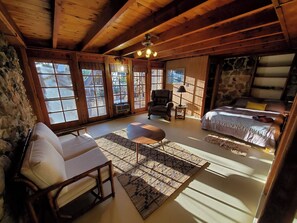 1 غرفة نوم وواي فاي وملاءات أسرّة