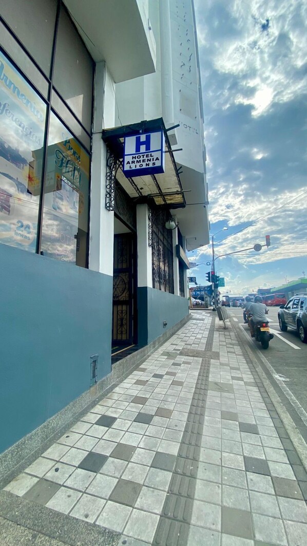 Façade de l’hébergement