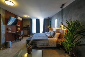 Premium kamer | Lakens van Egyptisch katoen, luxe beddengoed, donsdekens
