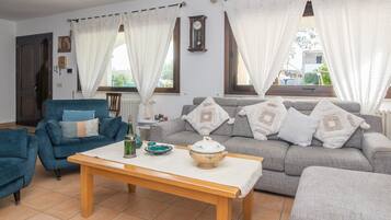 Fernseher, Kamin