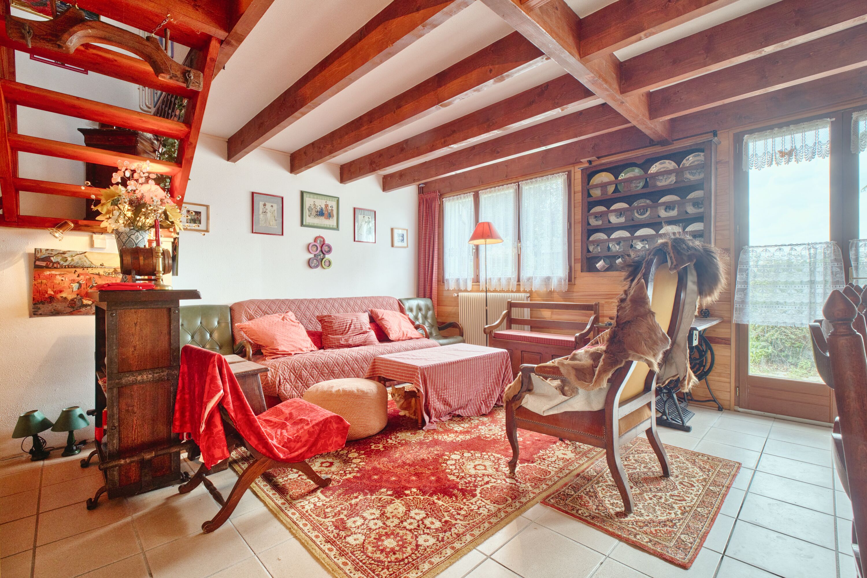 TV, fireplace, DVD player, ping pong