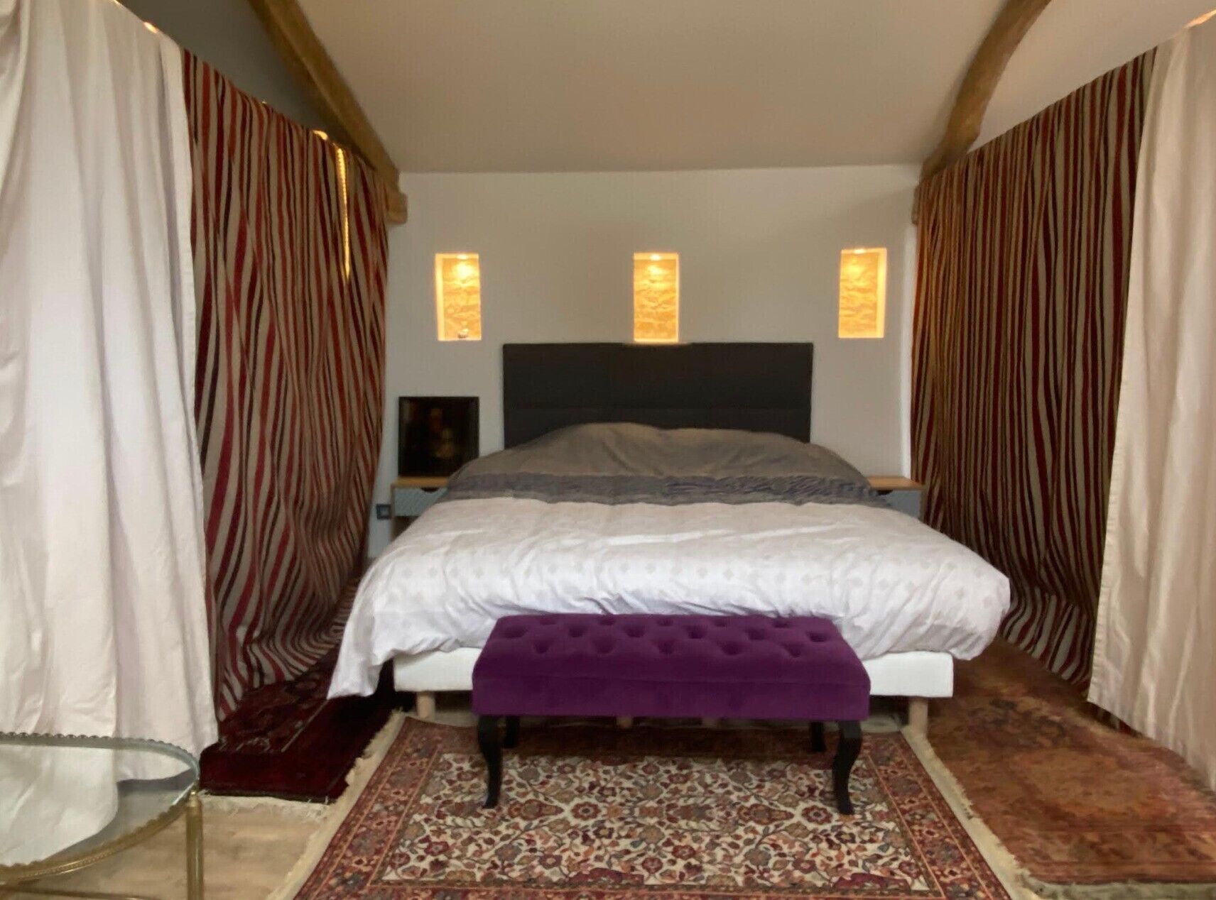 1 bedroom, iron/ironing board, bed sheets