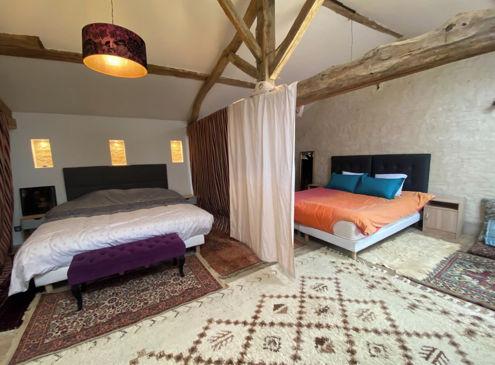 1 bedroom, iron/ironing board, bed sheets