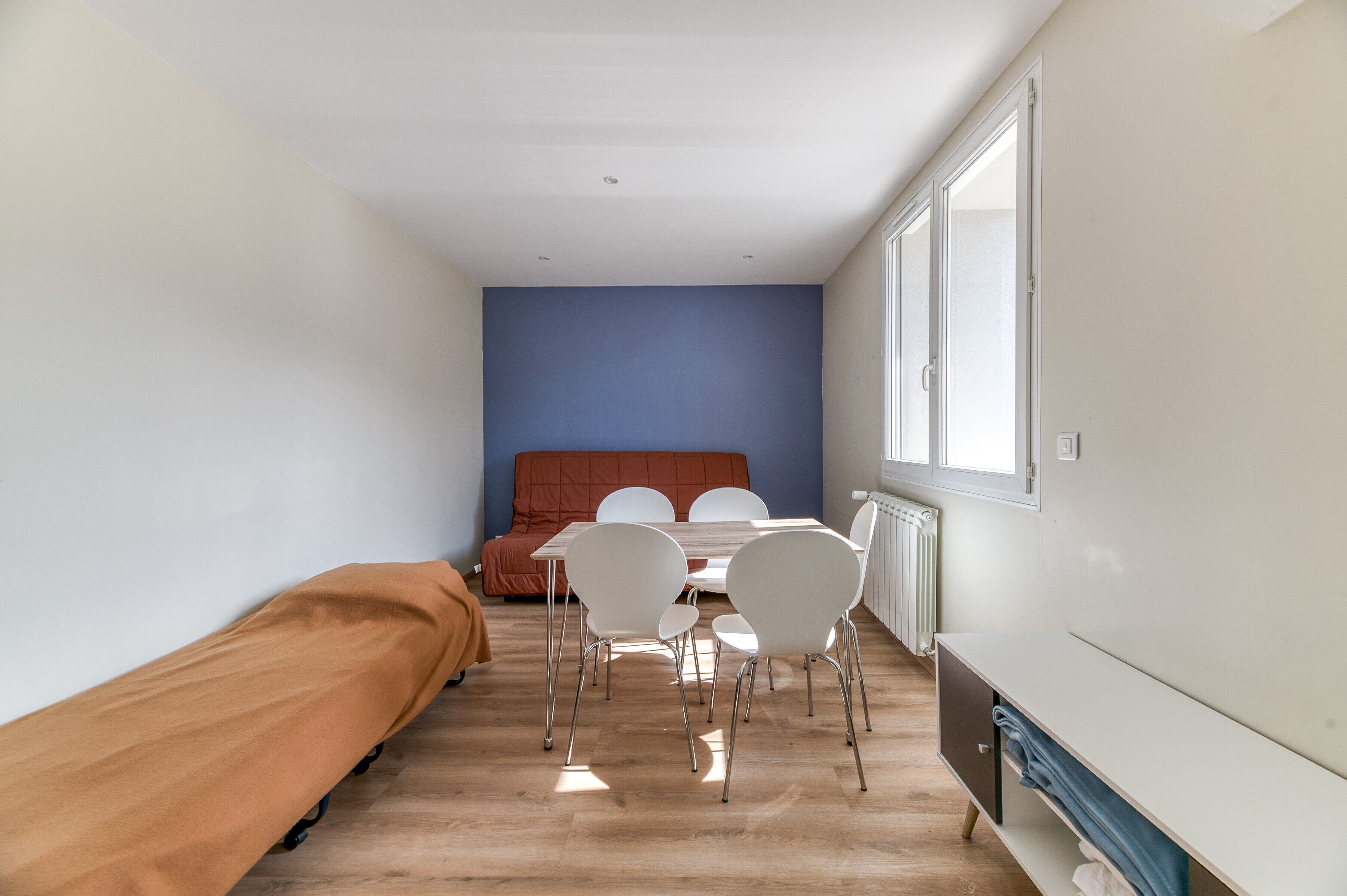 1 Schlafzimmer, kostenloses WLAN, Bettwäsche, Rollstuhlgeeignet