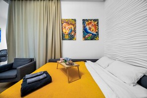 1 bedroom, desk, iron/ironing board, free WiFi