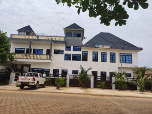 Majoituspaikan julkisivu