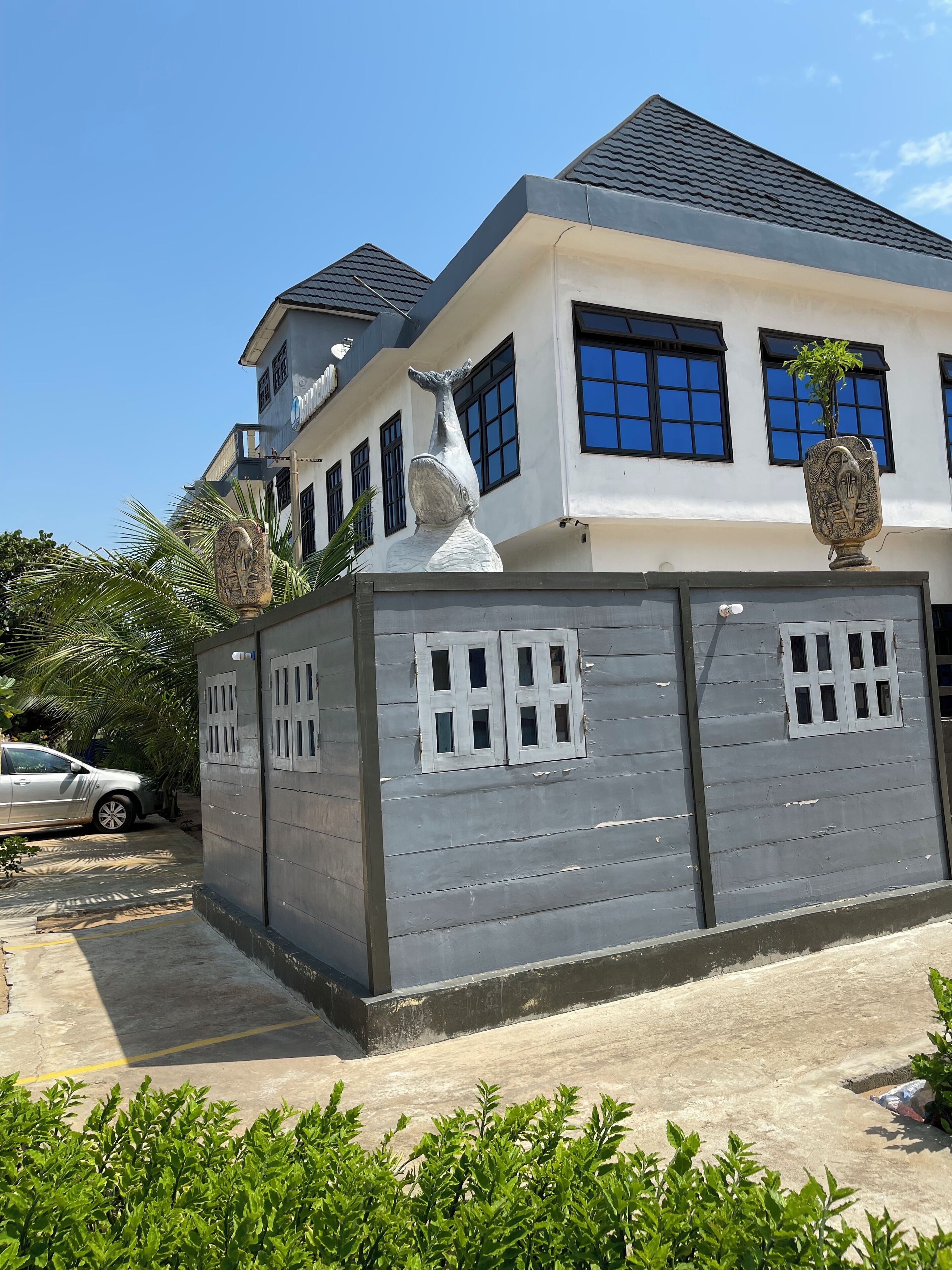 Façade de l’hébergement