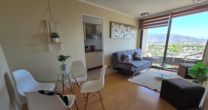 Apartment beautiful view and location in downtown Rancagua WiFi and Parking