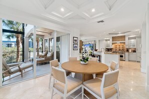 Dining - Modern, Luxury Beach House w/ Pool & Hot Tub on Bonita Beach (Bonita Springs)