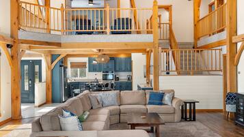 TV, fireplace, video games, stereo