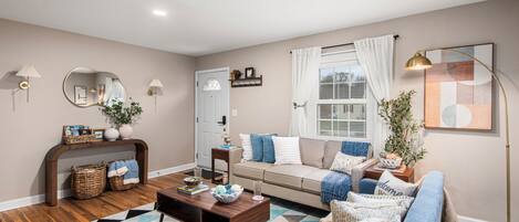 Smart TV, table football, books