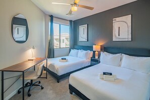 Desk, laptop workspace, blackout drapes, iron/ironing board - ROVE LIVING/KL - Alta North Central (Phoenix)