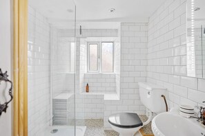 Shower, hair dryer