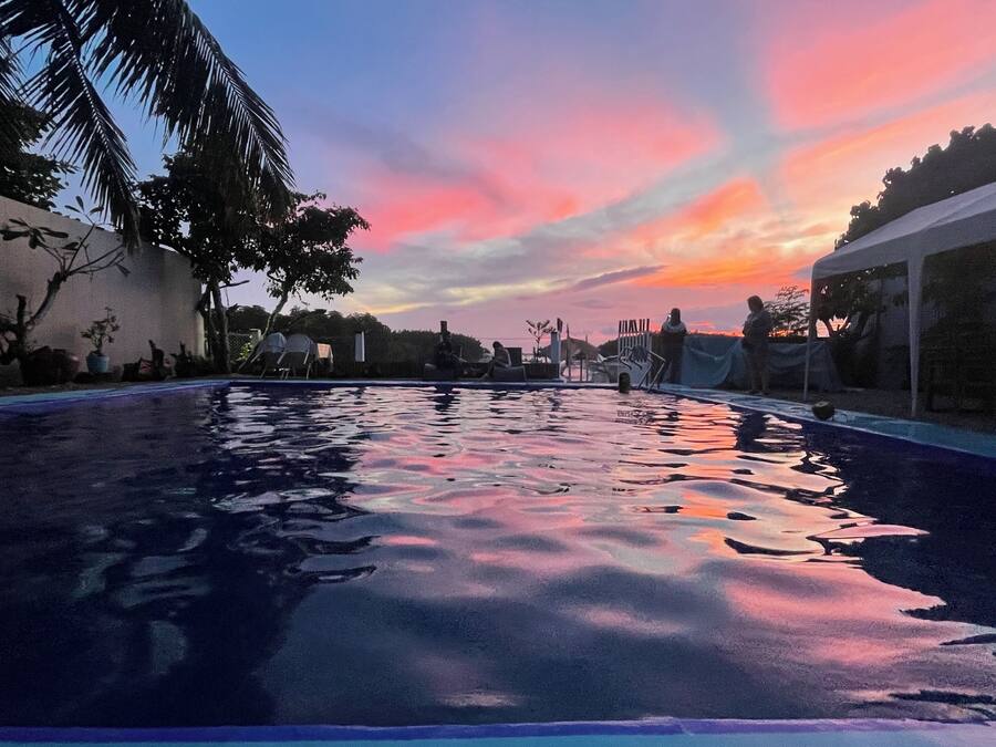 Alberca al aire libre