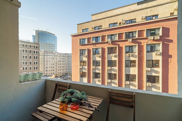 Appartement Deluxe, 2 chambres, balcon, vue sur la ville | Extérieur