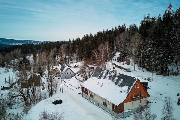 Ast, Winter, Schnee, Haus, Hütte, Zuhause, Dach, Einfrieren, Geologisches Phänomen, Zweig