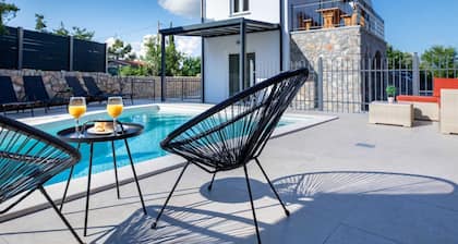 Luxury Krk Villa With Private Pool and Gardens