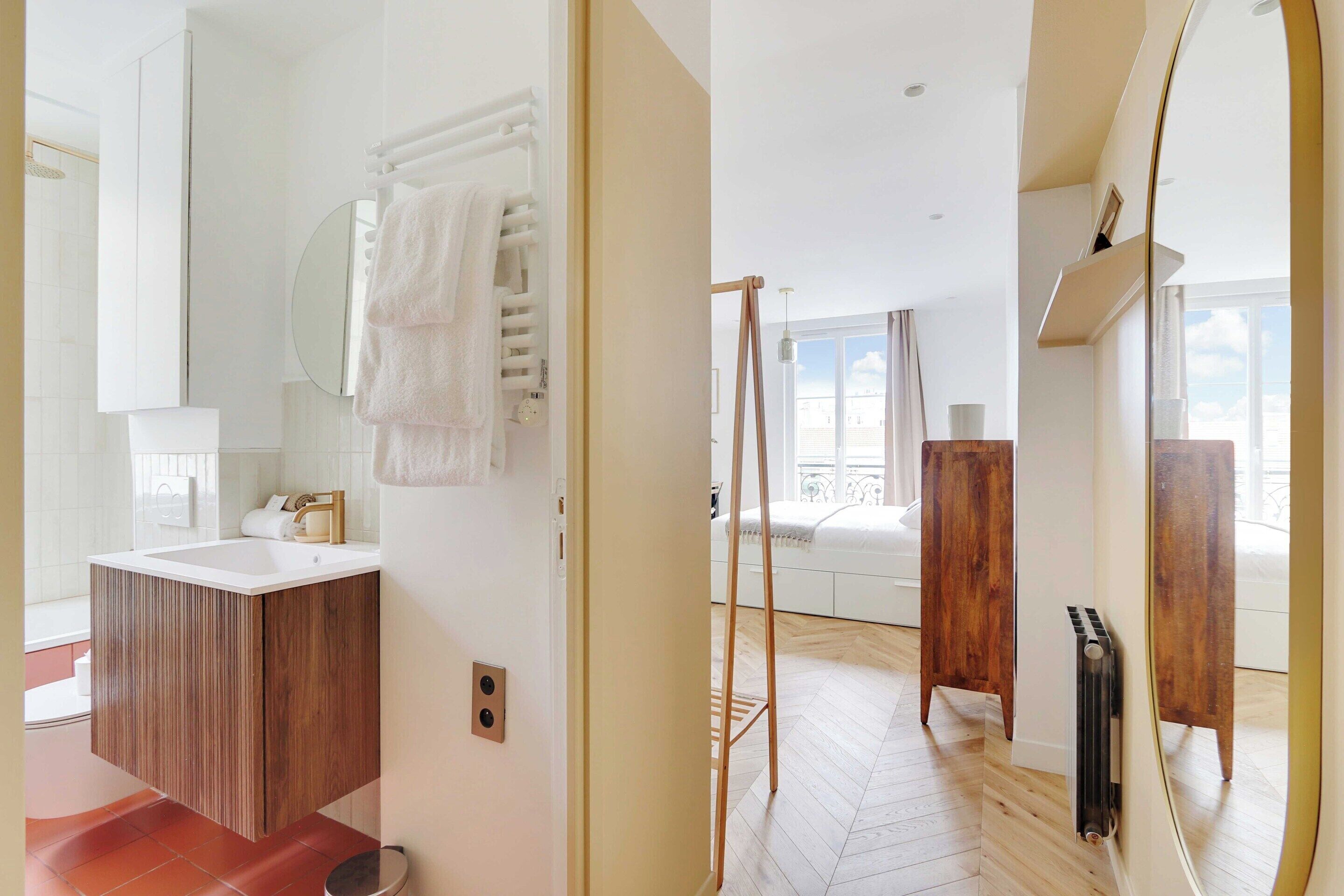 อพาร์ทเมนท์ | ห้องน้ำ | ผ้าเช็ดตัว