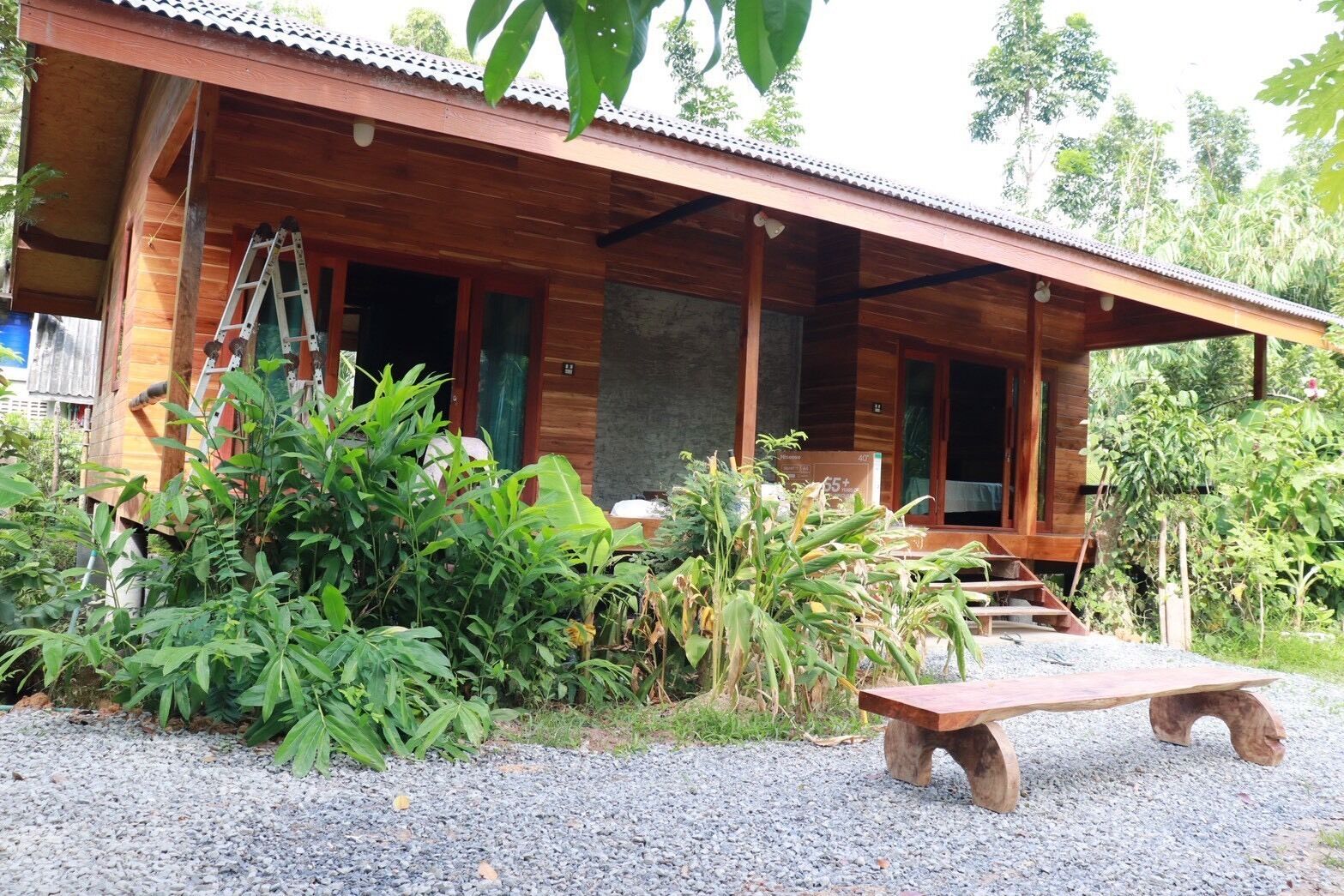 Façade de l’hébergement