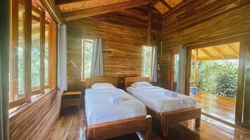 One Bedroom Twin | Desk, laptop workspace, free WiFi, bed sheets