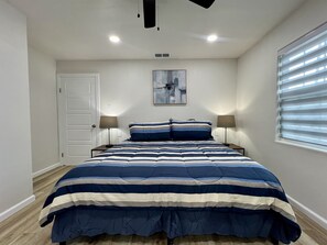 2 chambres, fer et planche Ă repasser, Wi-Fi gratuit, draps fournis