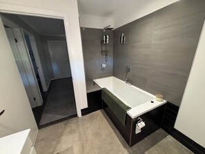 Towels, soap, toilet paper