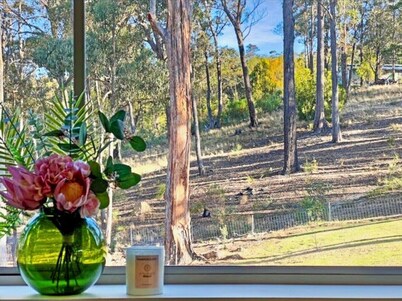 Escape to the relaxing Boobook Barn. 