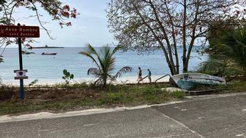 Sun loungers, beach towels
