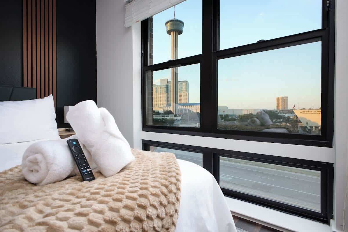 2 bedrooms, iron/ironing board, travel crib, WiFi